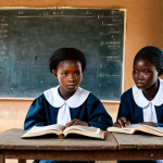 토고의 교육 시스템 - **

"A classroom scene in a rural Togolese village.  Students in modest school uniforms are sharing ...