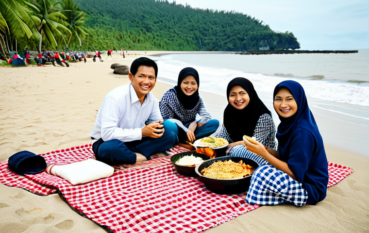 토고 해변 추천 - Snorkeling at Pantai Togo**

"A vibrant underwater scene at Pantai Togo. Crystal clear water reveals...